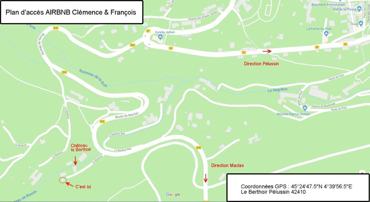 Gite Au Coeur Du Parc Naturel Regional Du Pilat Pelussin Luaran gambar